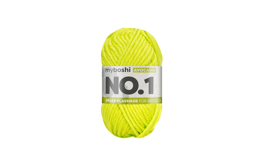 myBoshi, Wolle Nr.1 Avocado 50 g, 55 m