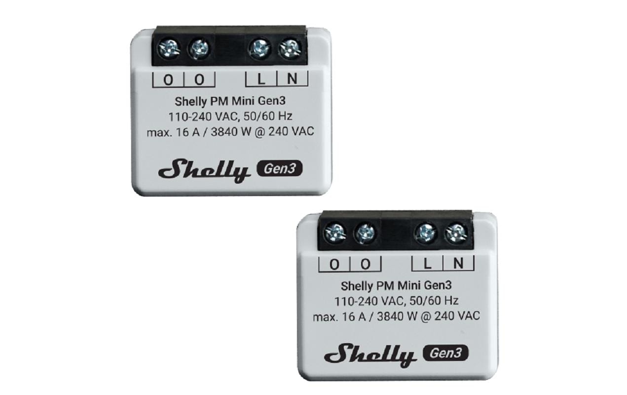 Shelly, WLAN-Leistungsmesser PM Gen3, 2 Stü