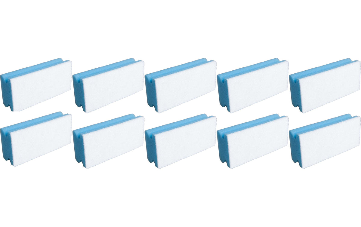 Edi Baur, Schwamm Basic 10 Stück, Blau/Weis