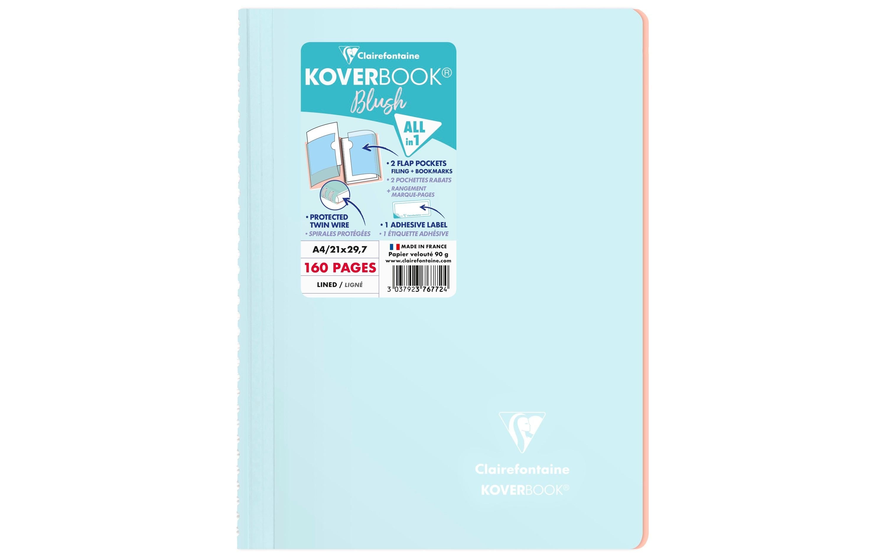 Clairefontaine Collegeblock Koverbook Blush