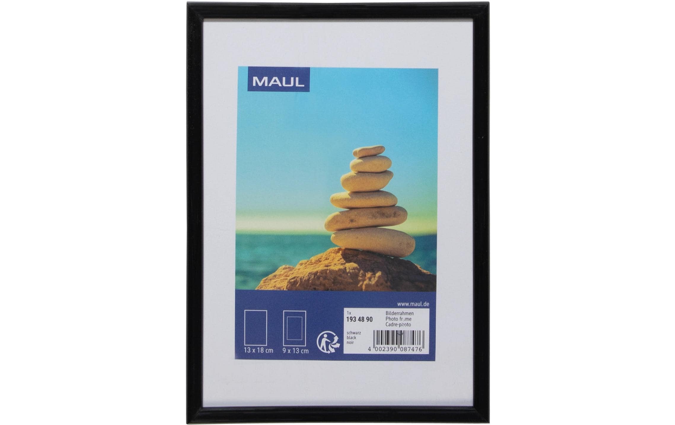 Maul, Bilderrahmen MAULart Schwarz, 13 x 18