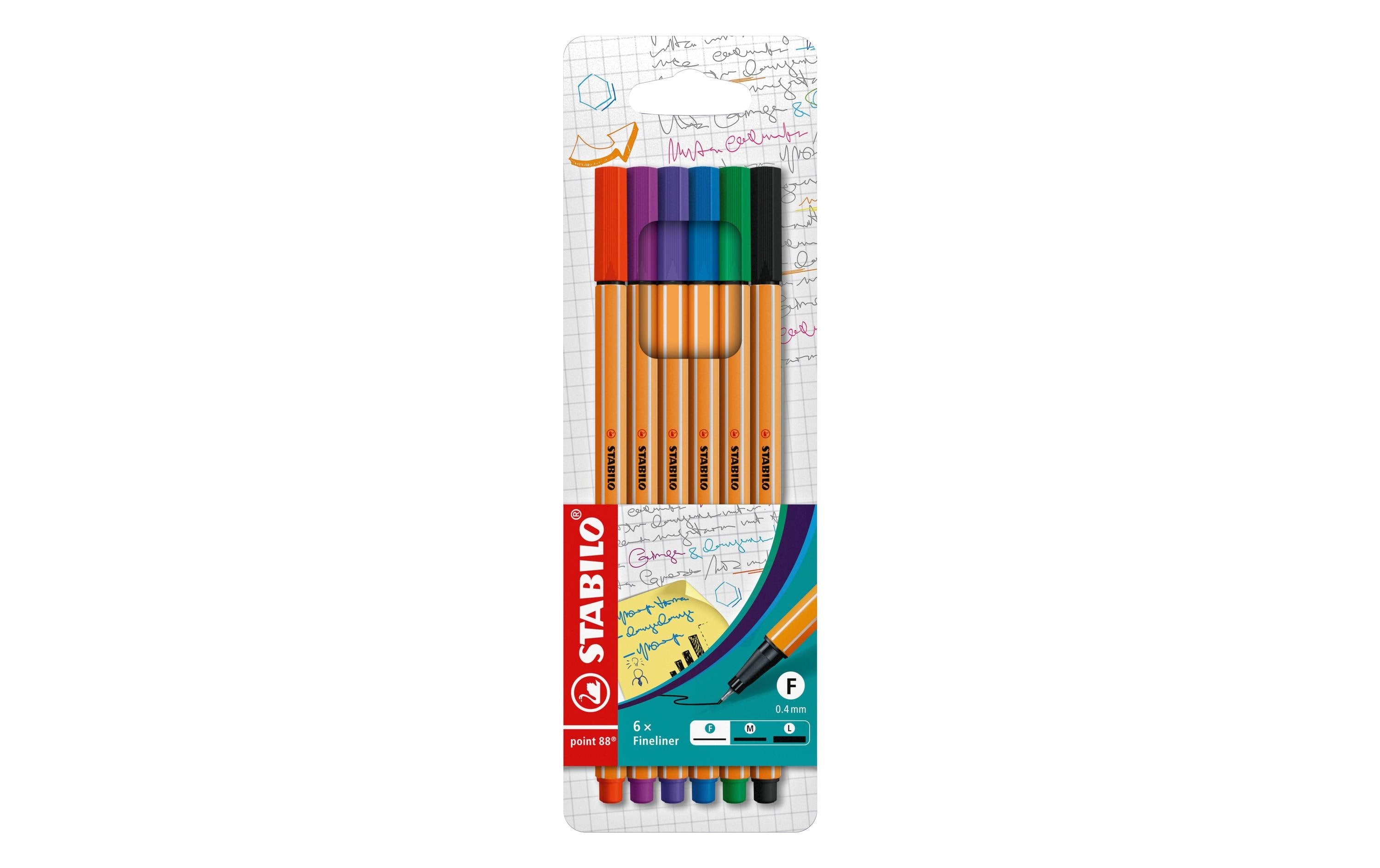 STABILO point 88 6er Etui