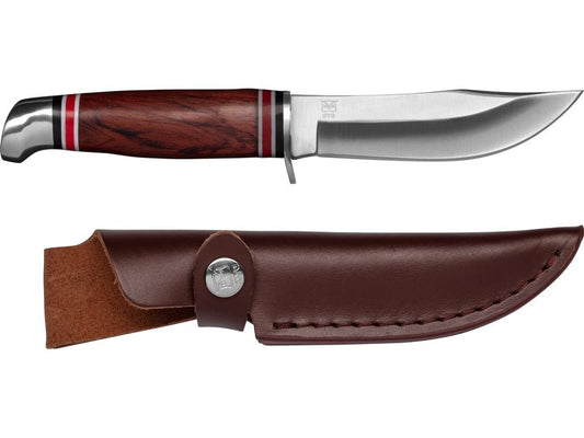 ØYO | OYO Messer GEILO | Klingenlänge: 11 cm, mit Lederscheide