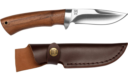 ØYO | OYO Messer HALLINGSKARVET | Klingenlänge: 10 cm, mit Lederscheide
