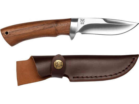 ØYO | OYO Messer HALLINGSKARVET | Klingenlänge: 10 cm, mit Lederscheide