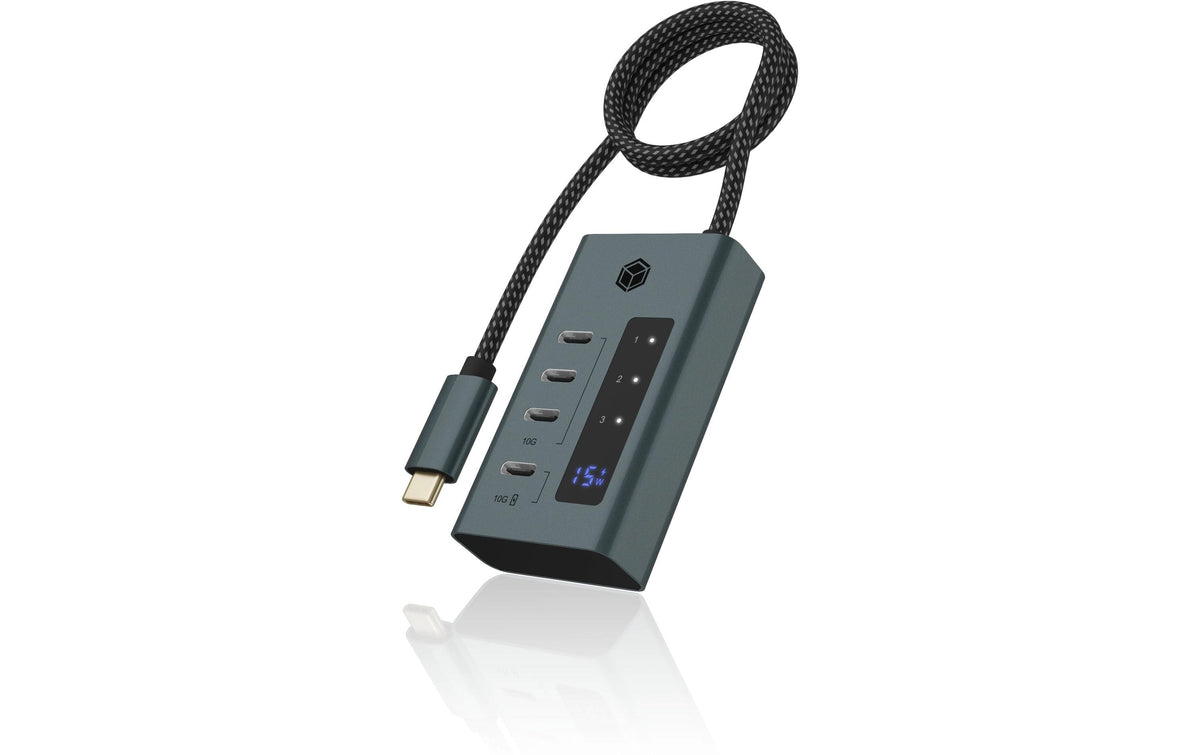 ICY BOX IB-HUB1454-C31, 4x USB3 Hub, 2C/2A