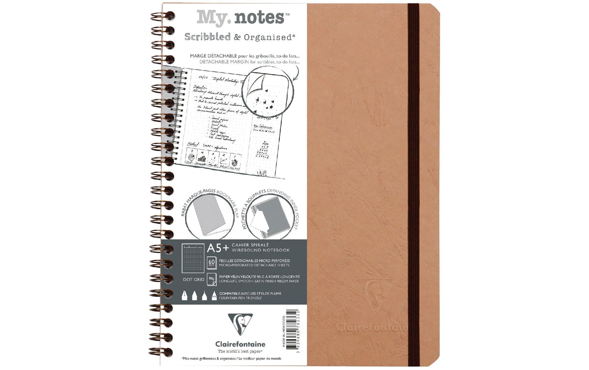 Clairefontaine, Notizbuch AgeBag A5+, dotte