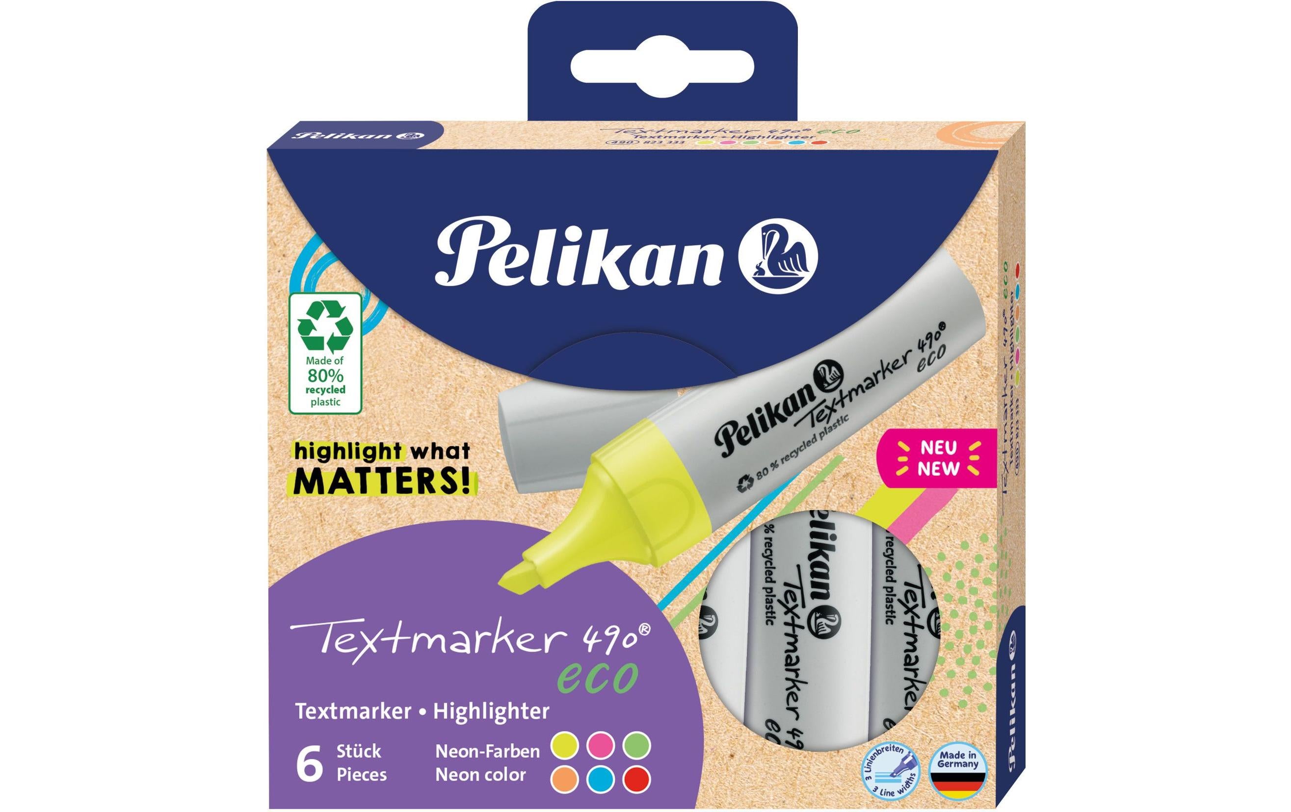 Pelikan Textmarker 490 eco Set