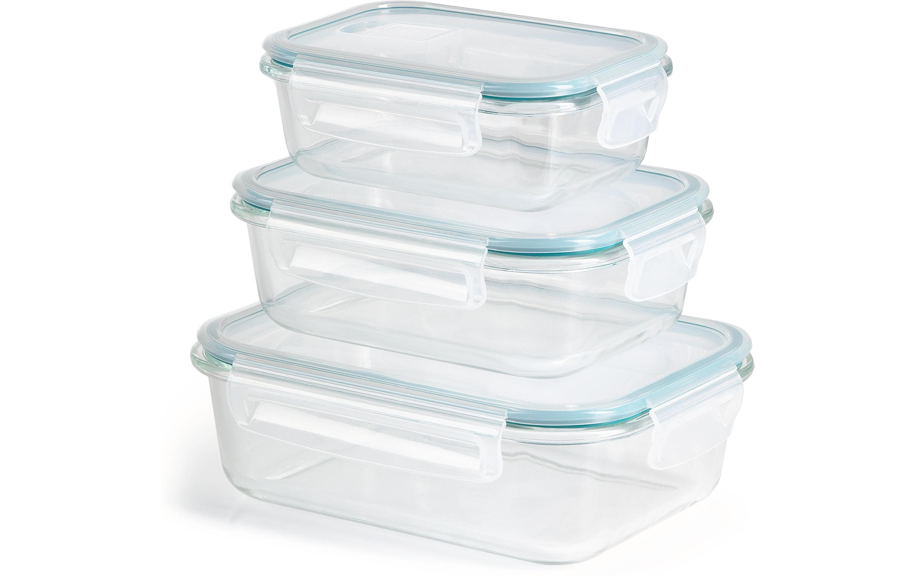 GOURMETmaxx Glas-Frischhaltedosen 3 Stück