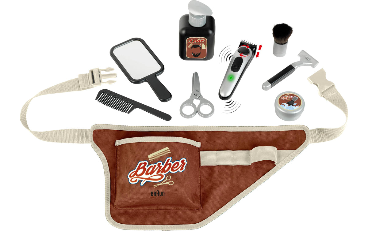 Klein-Toys Braun Barbergürtel mit Zubehör
