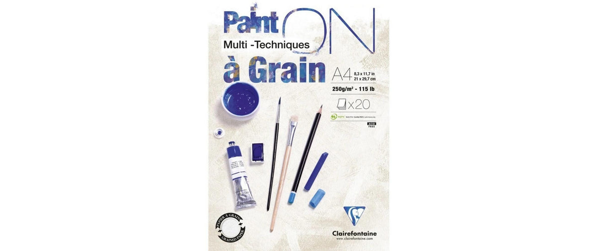 Clairefontaine PaintON Block gekörnt
