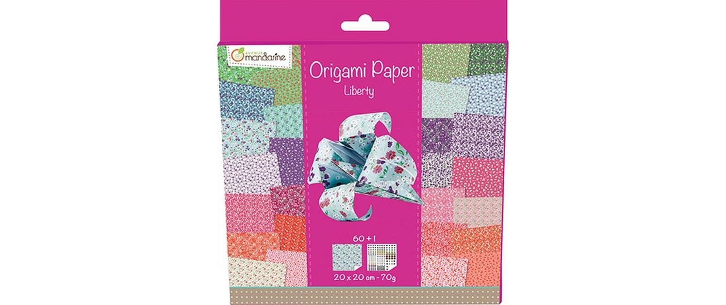 Avenue Mandarine Papier Origami Liberty