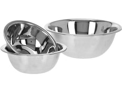 FURBER | Edelstahl Schüssel 3er Set | Edelstahl, 700/950/1900ml