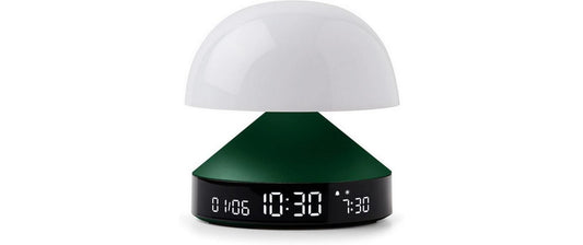 Lexon | Lichtwecker Mina Sunrise | LCD, Sonnenaufgangssimulation, Dunkelgrün