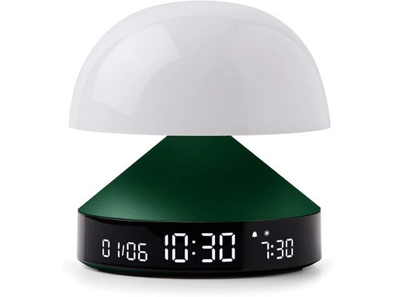 Lexon | Lichtwecker Mina Sunrise | LCD, Sonnenaufgangssimulation, Dunkelgrün