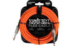 Ernie Ball | 6421 Kabel | Instrumentenkabel, 6.09 m, orange, Flex