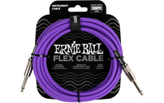 Ernie Ball | 6415 Kabel | Instrumentenkabel, 3.04 m, lila, Flex