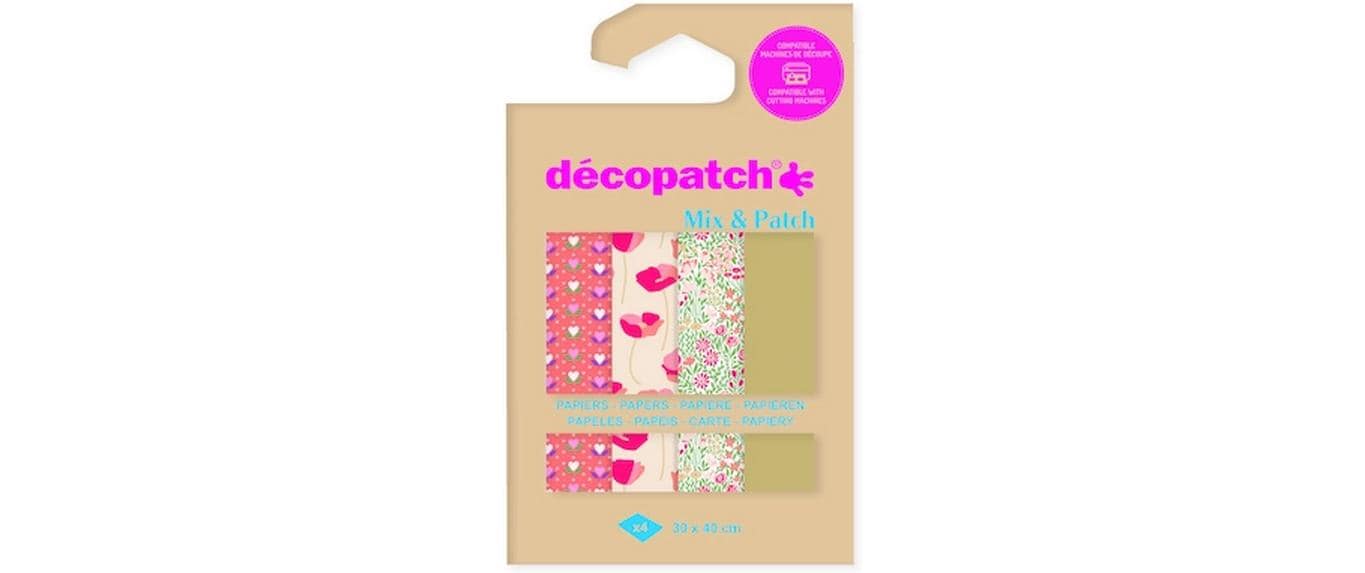 décopatch Papier 30 x 40 cm, 4 Blatt