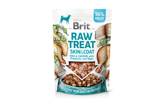 Brit | Raw Treat Fisch & Huhn 40g | Haut & Fell