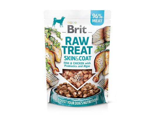 Brit | Raw Treat Fisch & Huhn 40g | Haut & Fell