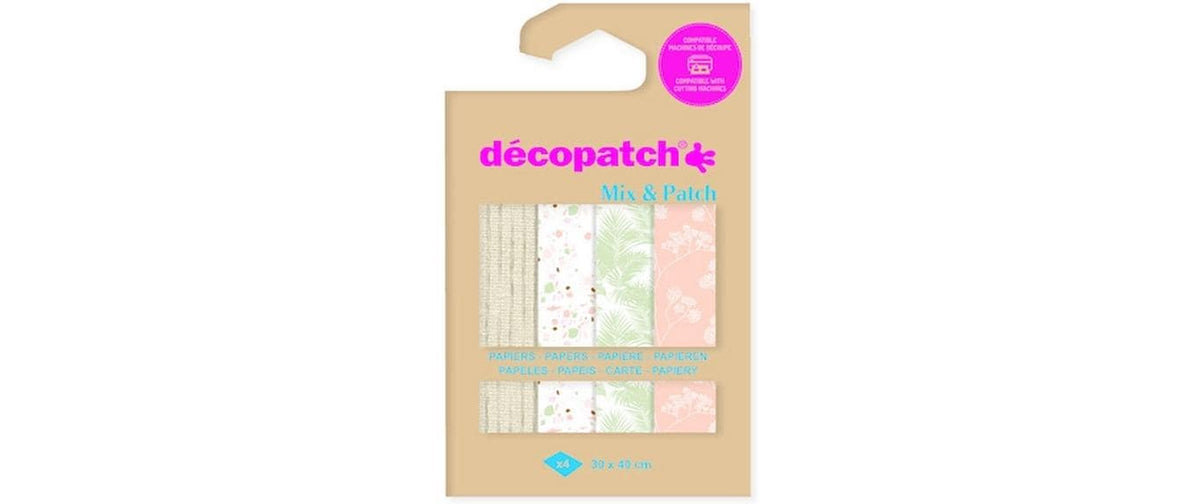 décopatch Papier 30 x 40 cm, 4 Blatt