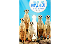 ABC | Abschiedskarte Erdmännchen | A4