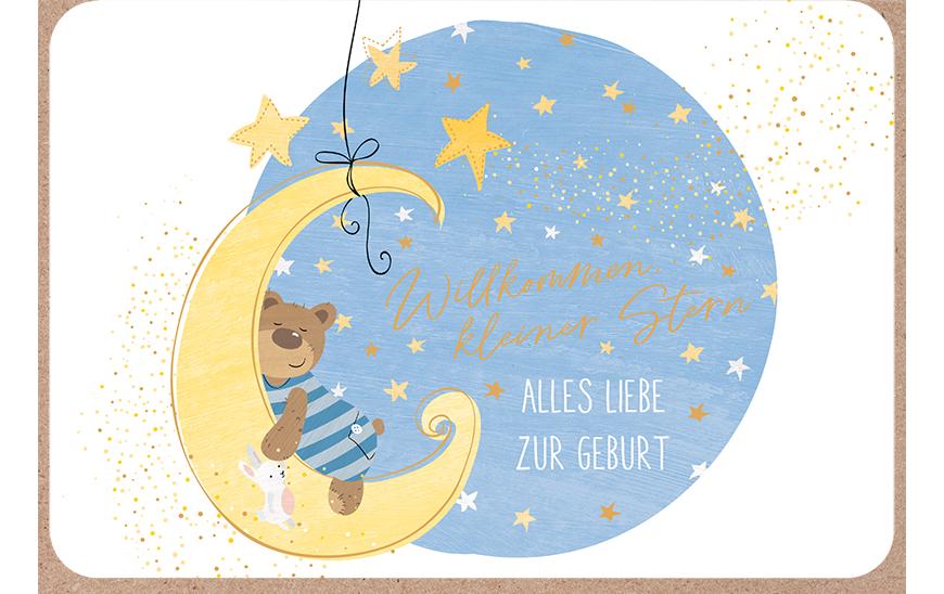 ABC, Glückwunschkarte Alles liebe zur Gebur