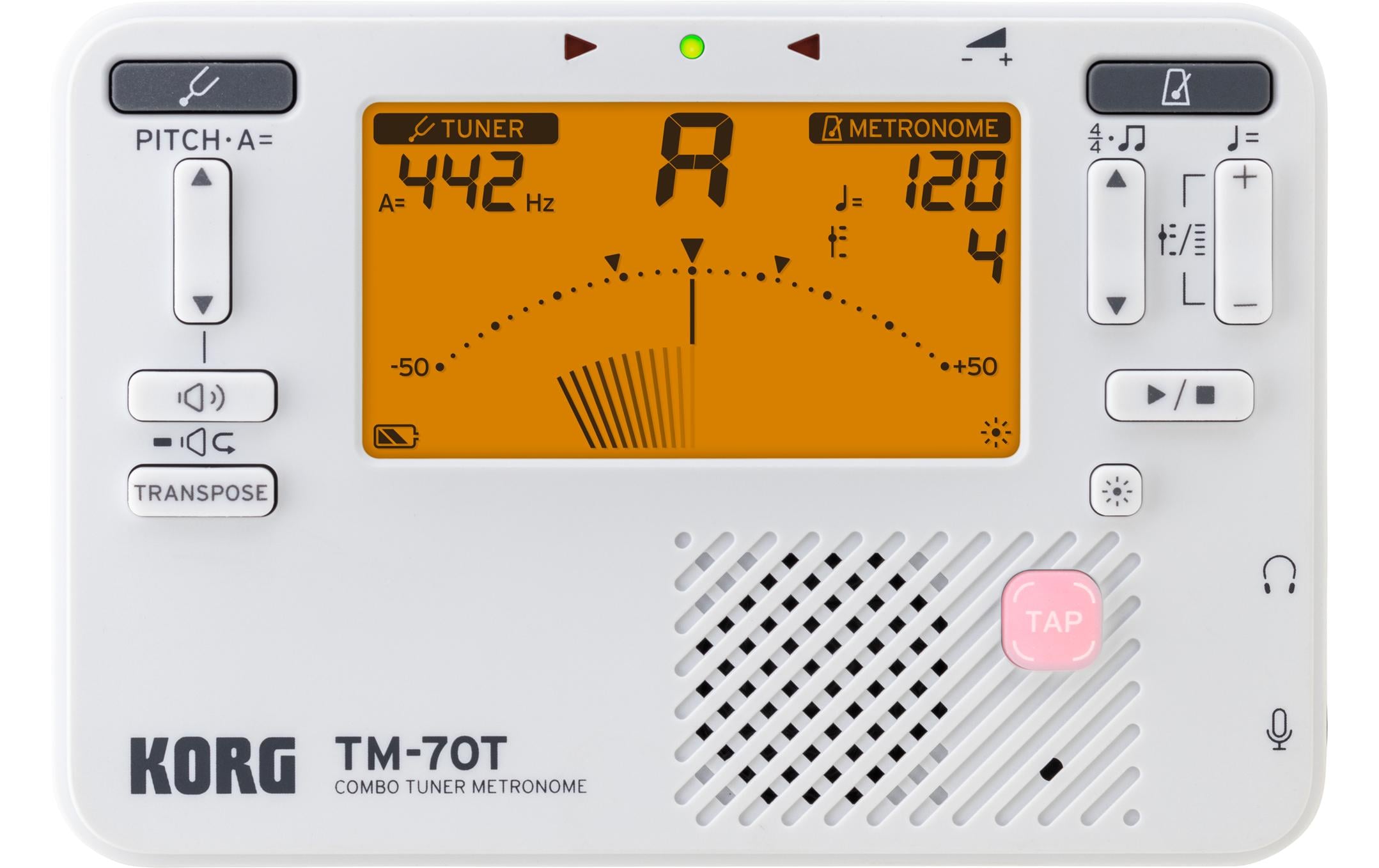 Korg, Stimmgerät TM-70 Weiss