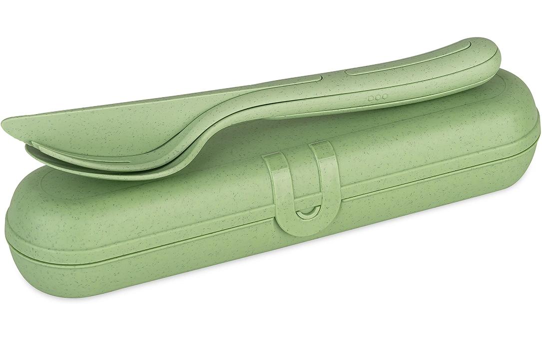 Koziol Besteckset KliKK Leaf Green