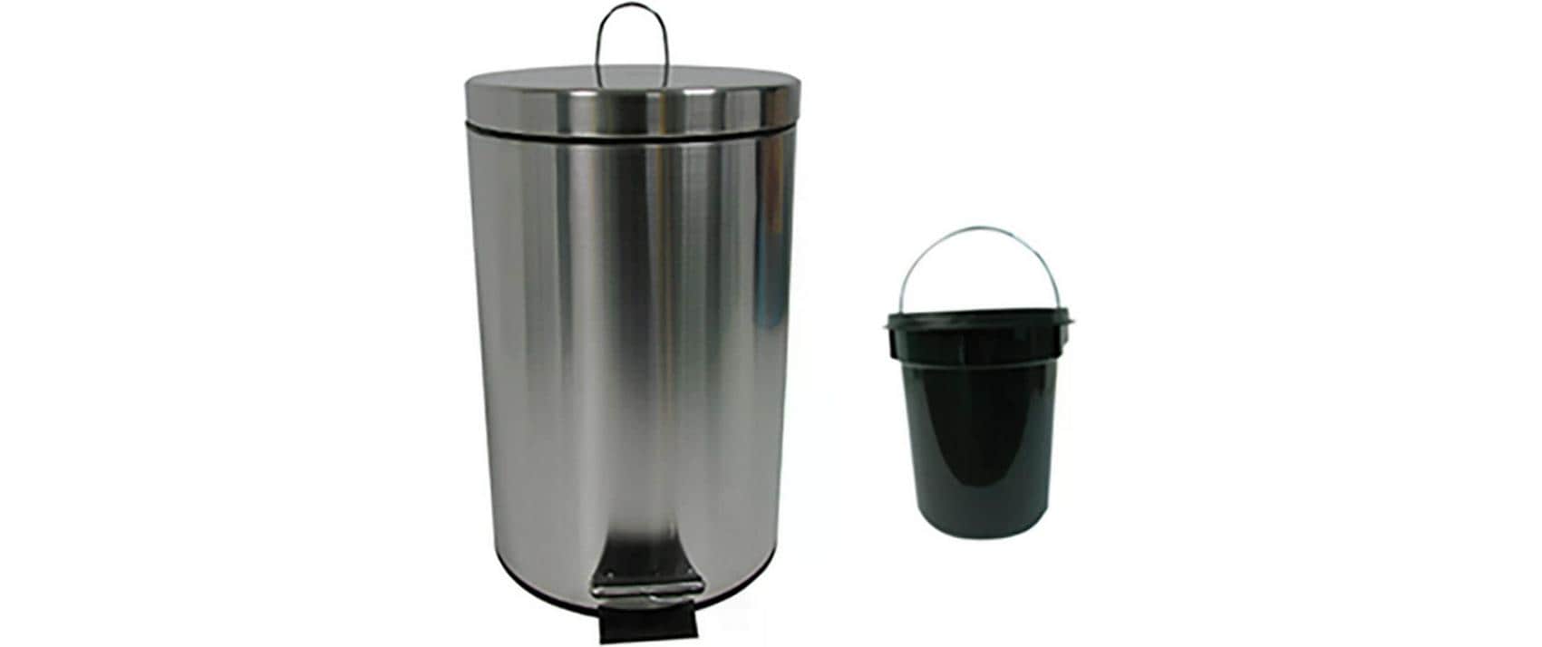 MSV Treteimer Edelstahl 20l