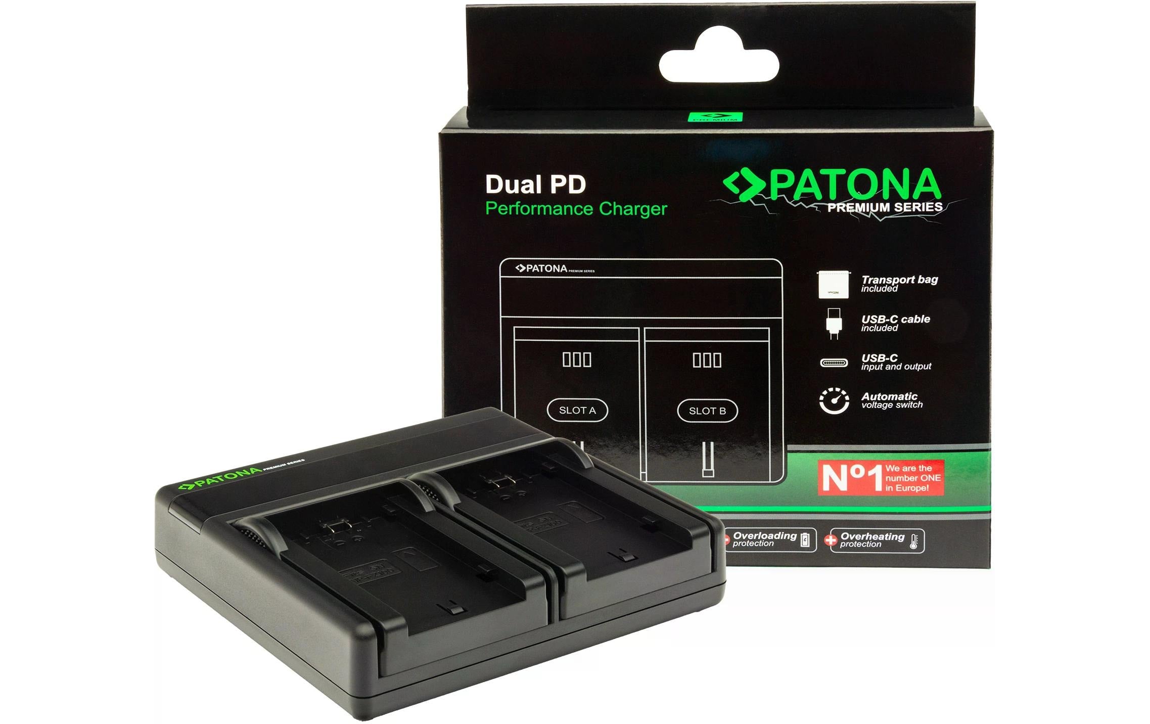 PATONA Premium Dual USB-C Ladegerät