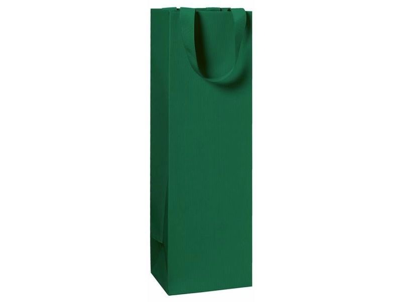 Stewo | Flaschentasche One Colour | 11 x 10.5 x 36 cm, Dunkelgrün