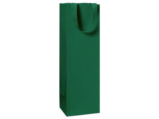 Stewo | Flaschentasche One Colour | 11 x 10.5 x 36 cm, Dunkelgrün