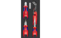 Kraftwerk | KNIPEX EVA3 Zangen | Satz 4-tlg. Einlage