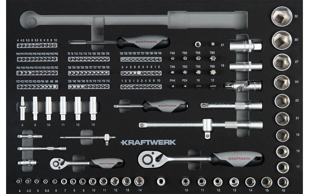 Kraftwerk Steckschlüssel-Einlage  1/4 1/2