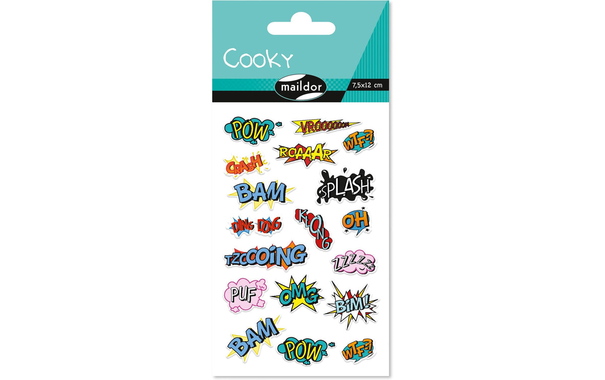 Clairefontaine Sticker Cooky Lautmalerei