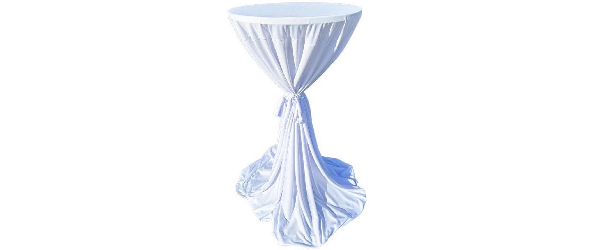 Dameco Stehtisch Husse, Stretch, Weiss