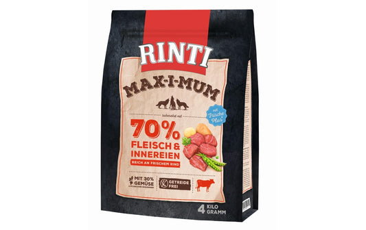Rinti, Trockenfutter Max-i-mum Rind, 4 kg
