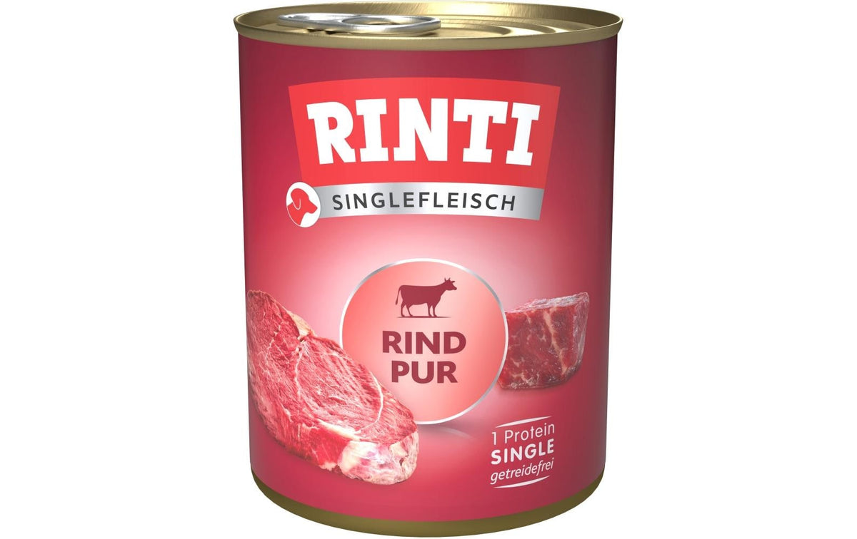 Rinti, Nassfutter Singlefleisch Dose Rind P
