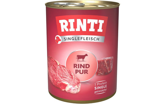 Rinti, Nassfutter Singlefleisch Dose Rind P