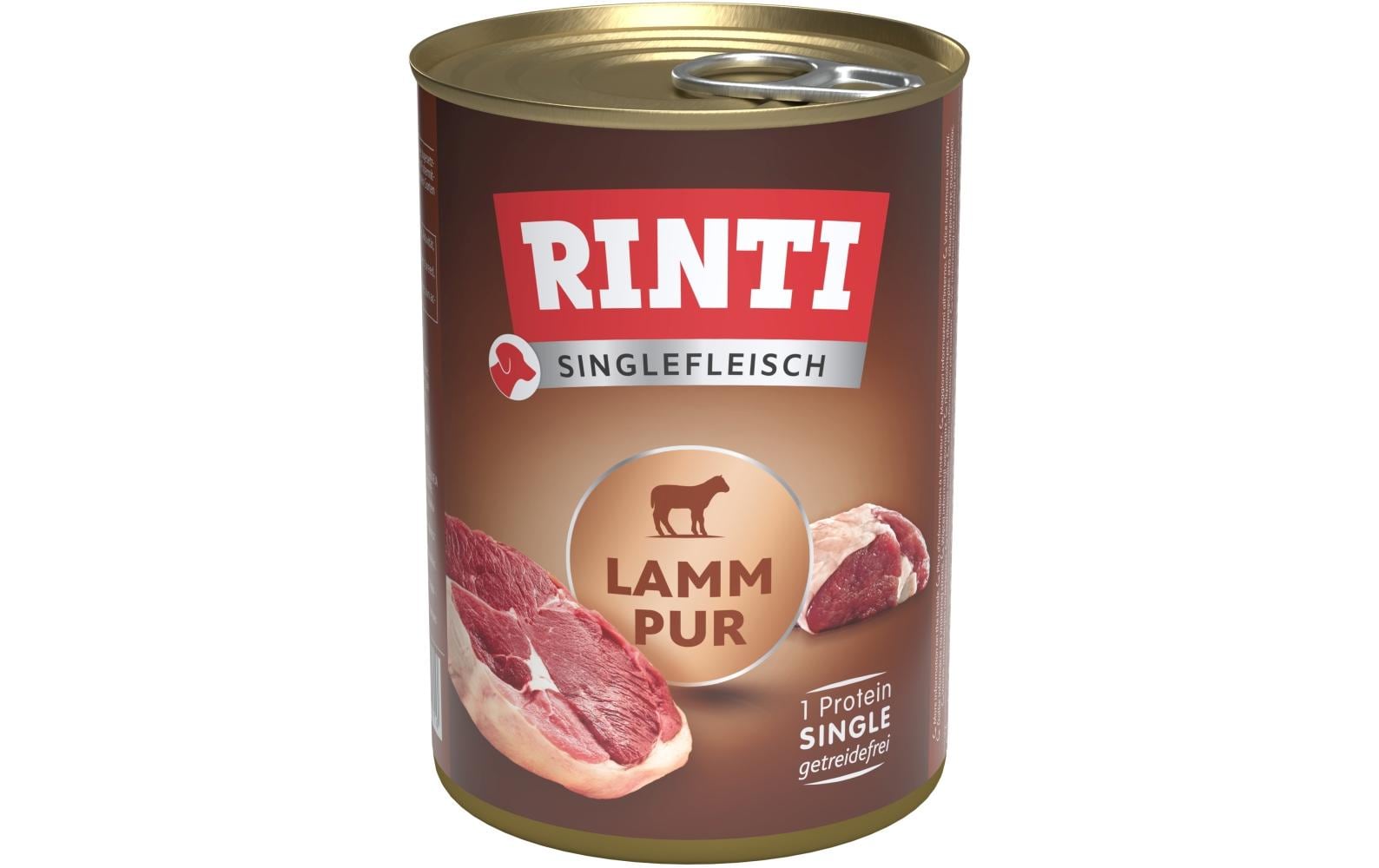 Rinti Singlefleisch Dose Lamm Pur 400g