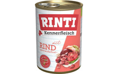 Rinti, Nassfutter Kennerfleisch pur Dose Ri