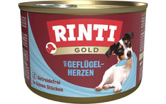 Rinti, Nassfutter Dose Gold mit Geflügelher