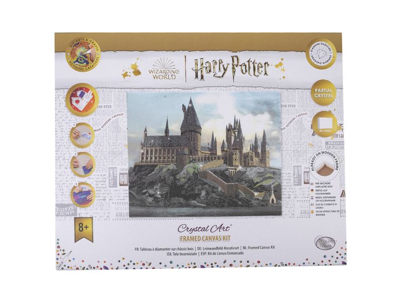 CRAFT Buddy | Crystal Art Kit Hogwarts Schloss