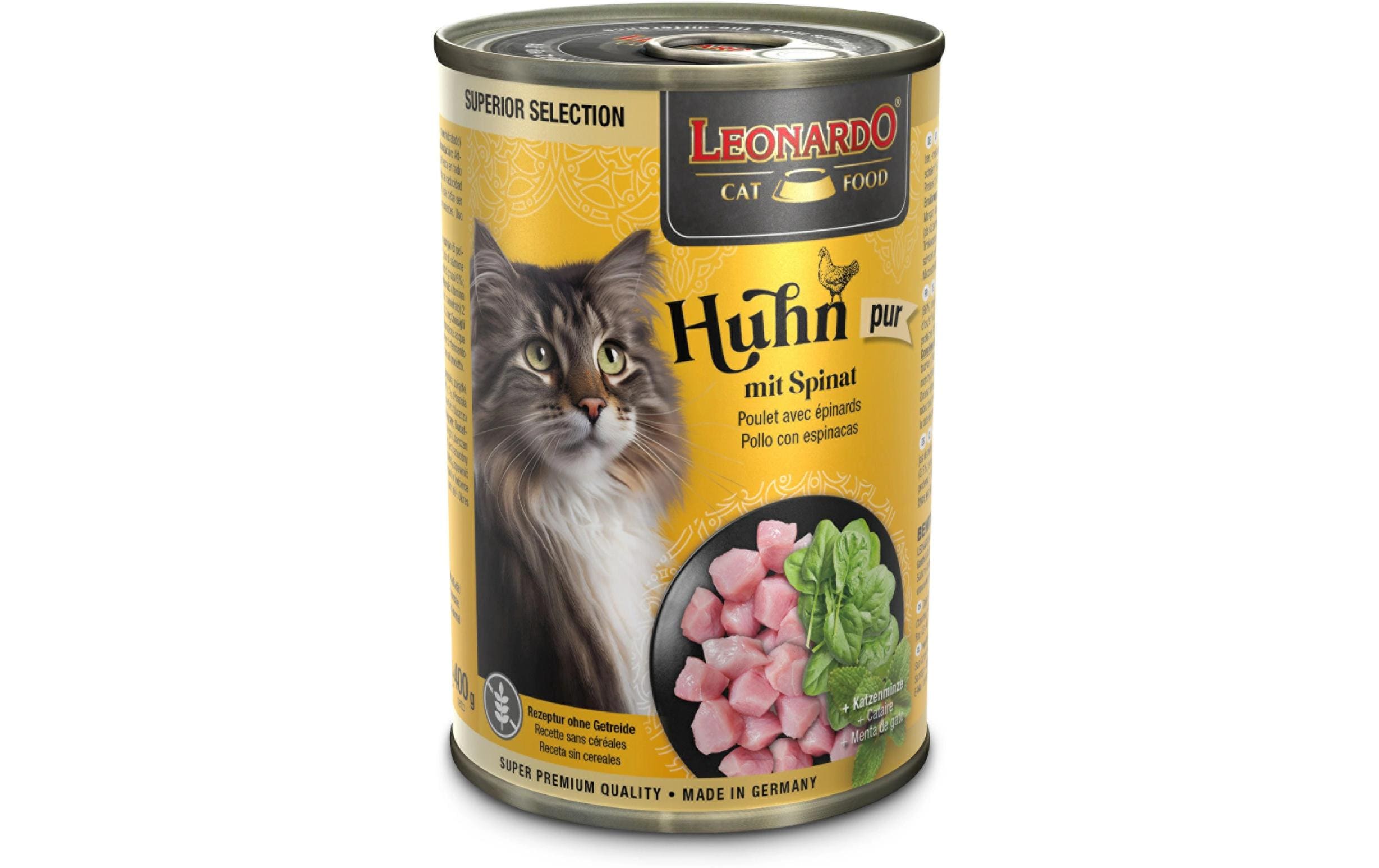 Leonardo Cat Food, Nassfutter Superior Sele