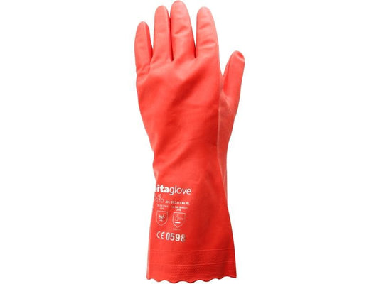 Weita | Reinigungshandschuh Charlie Robusto | XL 1 Stück, Rot