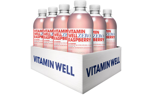 VITAMIN WELL | Zero Raspberry | 12x0.5L, zuckerfrei