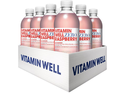 VITAMIN WELL | Zero Raspberry | 12x0.5L, zuckerfrei