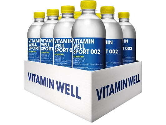 VITAMIN WELL | Sport 002 | 12x0.5L, zuckerfrei