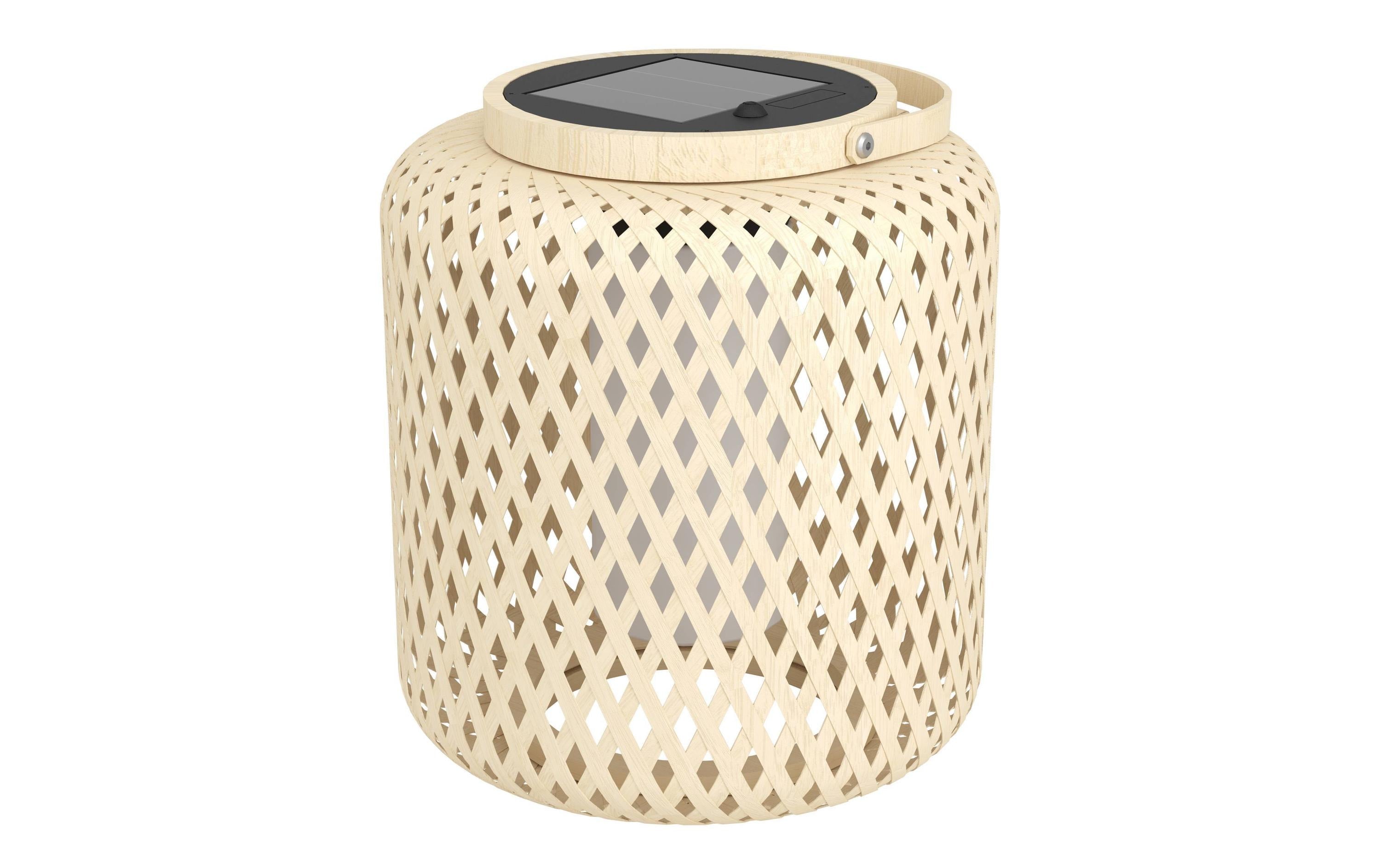 EGLO LED Solarlaterne MARLIANO braun